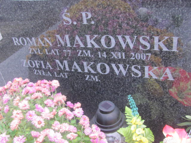 Zofia Makowska 1933 Ciechanów - Grobonet - Wyszukiwarka osób pochowanych
