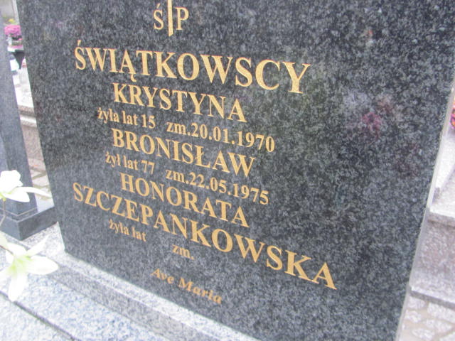 Honorata Szczepankowska 1933 Ciechanów - Grobonet - Wyszukiwarka osób pochowanych