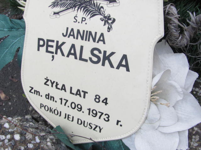 Janina Pękalska 1889 Ciechanów - Grobonet - Wyszukiwarka osób pochowanych