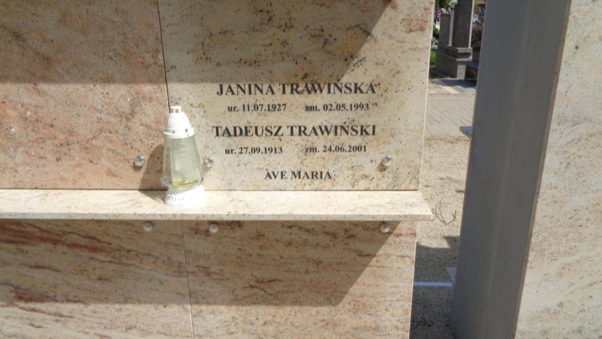 Grób Janina Trawińska