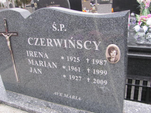 Irena Czerwińska 1925 Ciechanów - Grobonet - Wyszukiwarka osób pochowanych