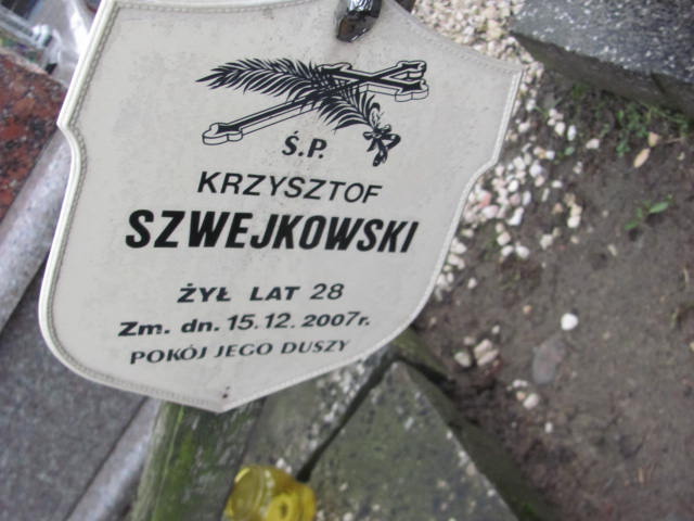 Krzysztof Szwejkowski 1979 Ciechanów - Grobonet - Wyszukiwarka osób pochowanych