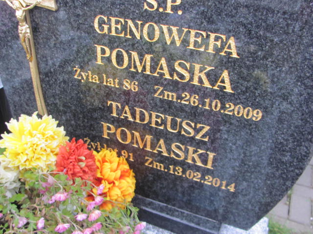 Tadeusz Pomaski 1923 Ciechanów - Grobonet - Wyszukiwarka osób pochowanych