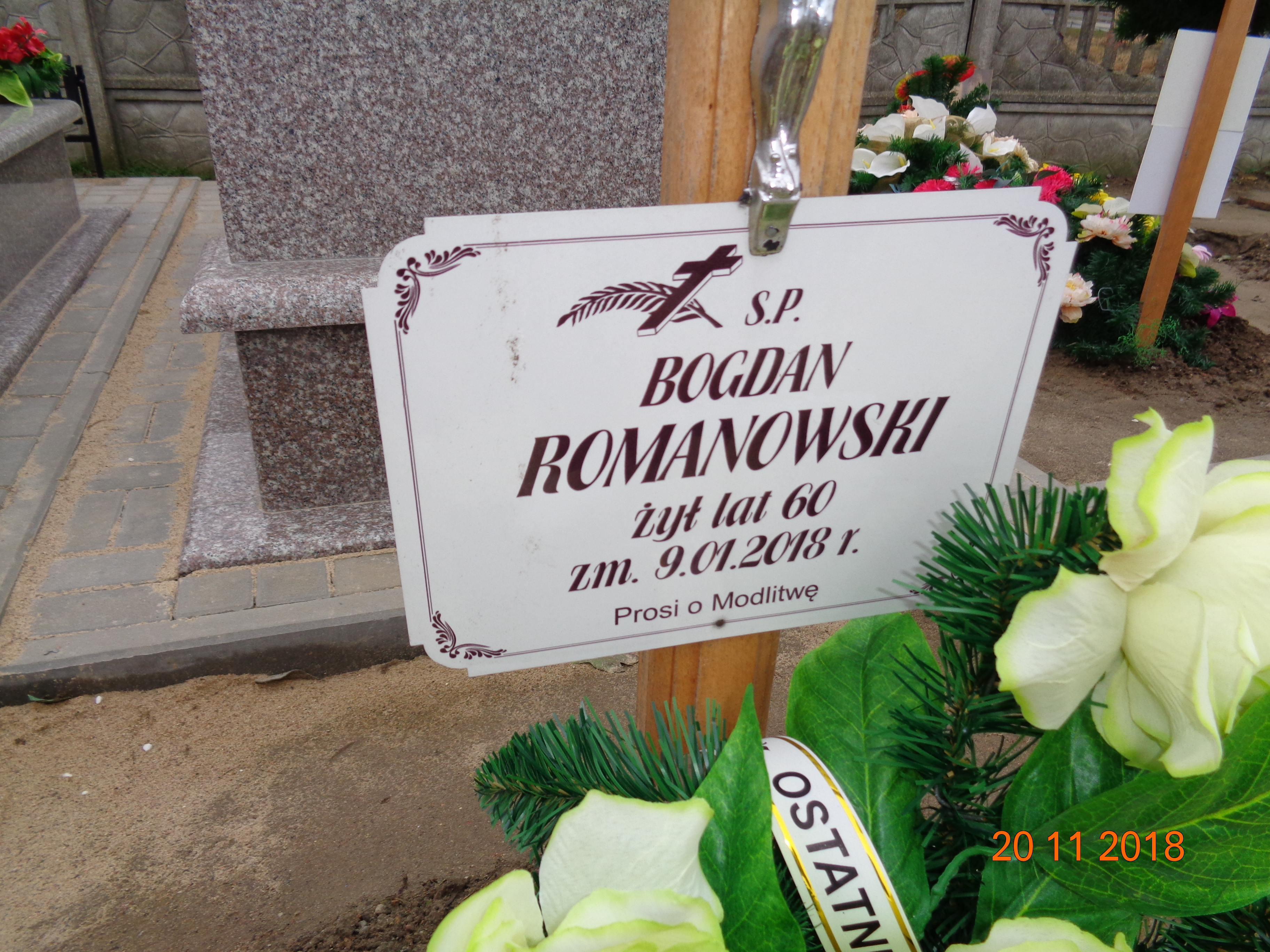 Bogdan Romanowski 1957 Ciechanów - Grobonet - Wyszukiwarka osób pochowanych