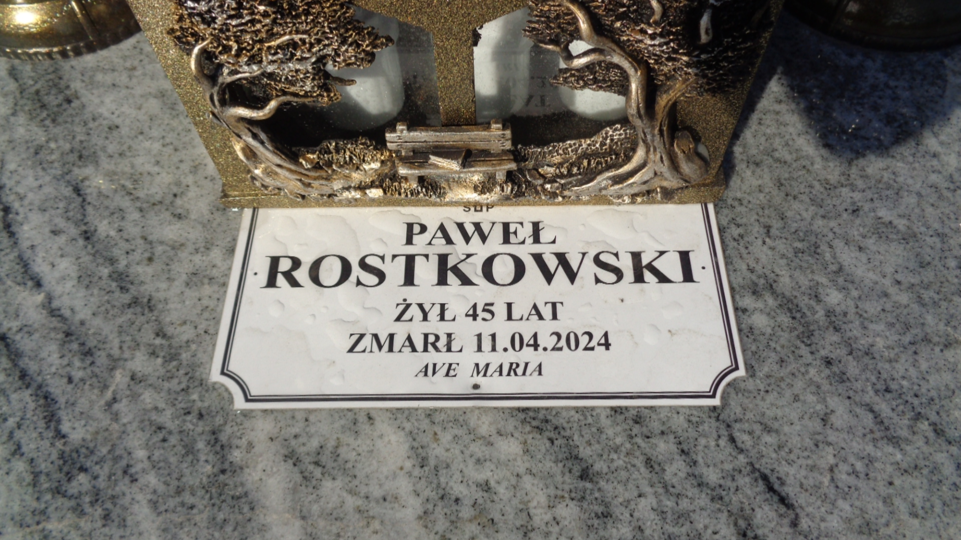 Paweł Rostkowski 1979 Ciechanów - Grobonet - Wyszukiwarka osób pochowanych