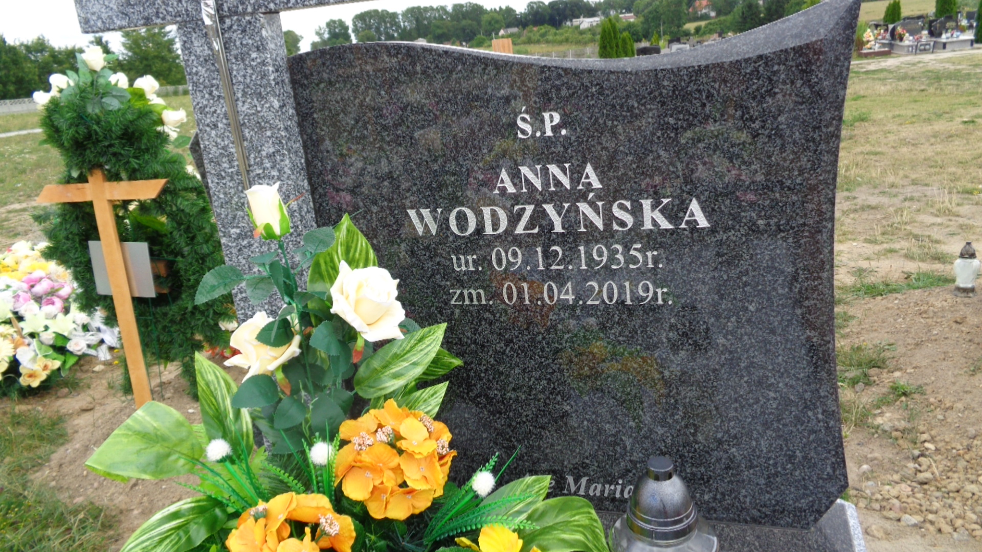 Anna Wodzyńska 1935 Ciechanów - Grobonet - Wyszukiwarka osób pochowanych