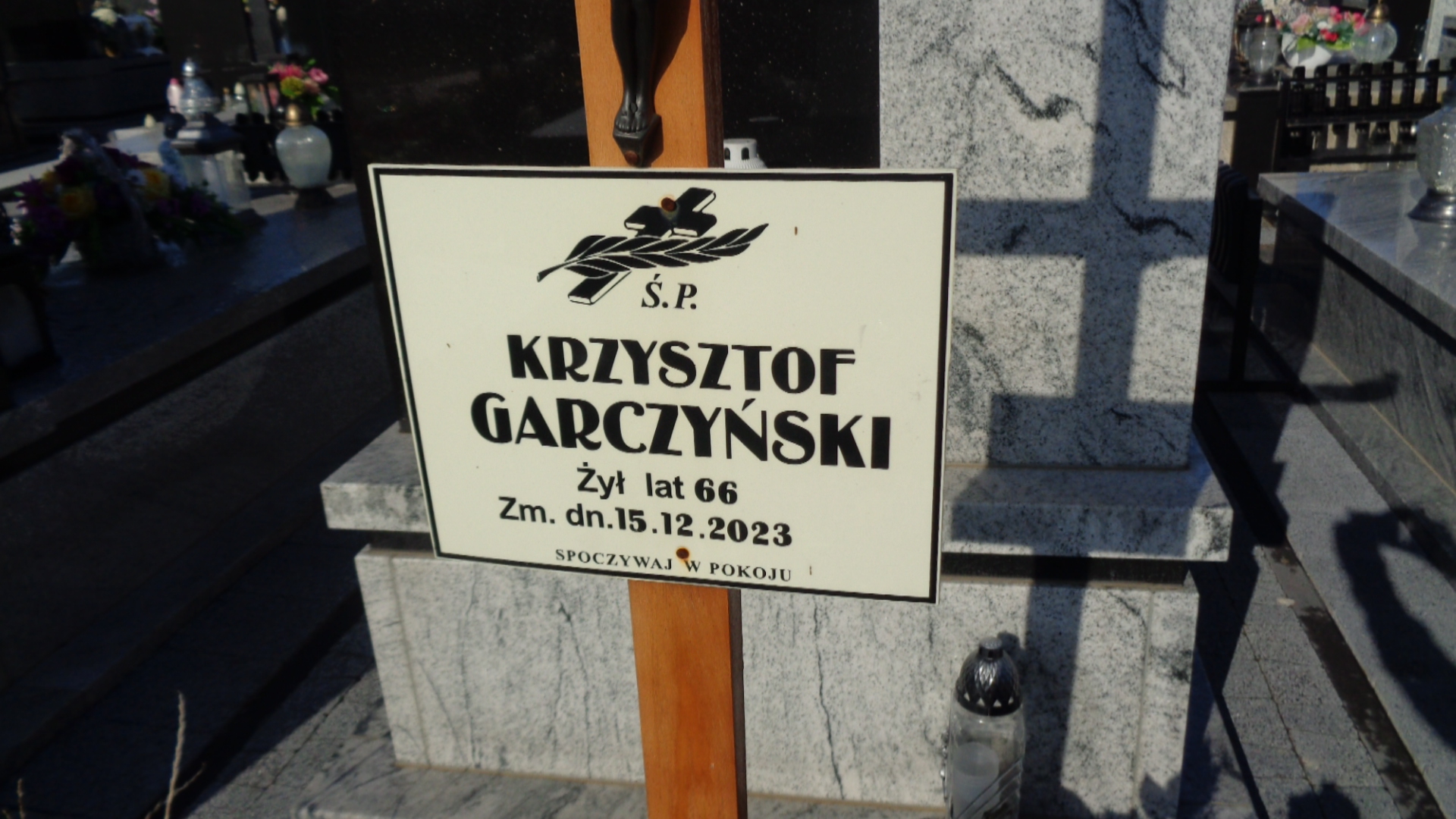 Krzysztof Garczyński 1957 Ciechanów - Grobonet - Wyszukiwarka osób pochowanych