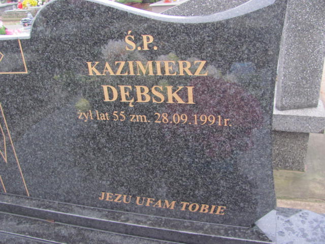 Kazimierz Dębski 1936 Ciechanów - Grobonet - Wyszukiwarka osób pochowanych