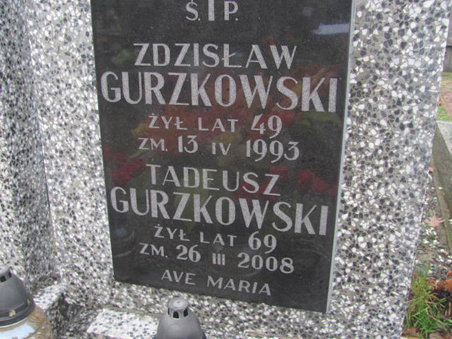 Zdzisław Gurzkowski 1943 Ciechanów - Grobonet - Wyszukiwarka osób pochowanych